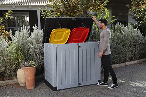Keter Store It Out Pro Outdoor Garden Furniture Storage Shed Grey