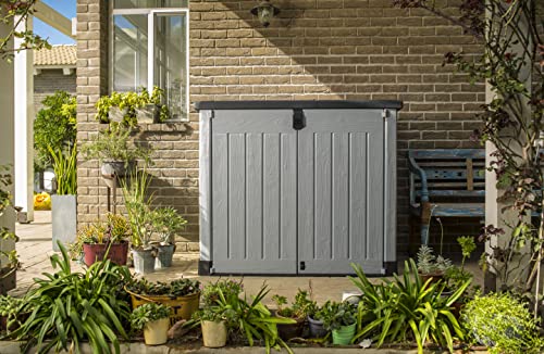 Keter Store It Out Pro Outdoor Garden Furniture Storage Shed Grey
